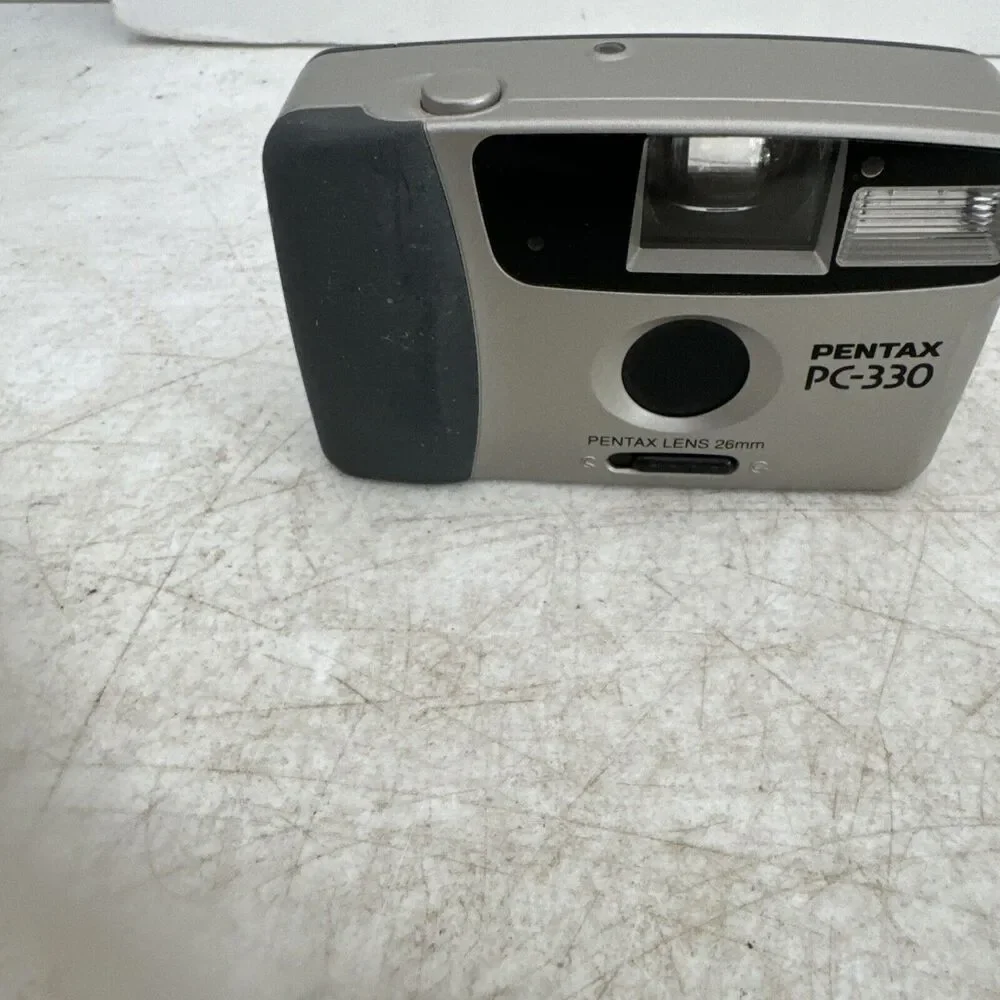 PENTAX PC-330 Point And Shoot Film Camera. Tested/Works.